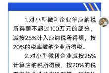 企业税收优惠政策助力经济发展（深化改革，降低税负，促进创新发展）